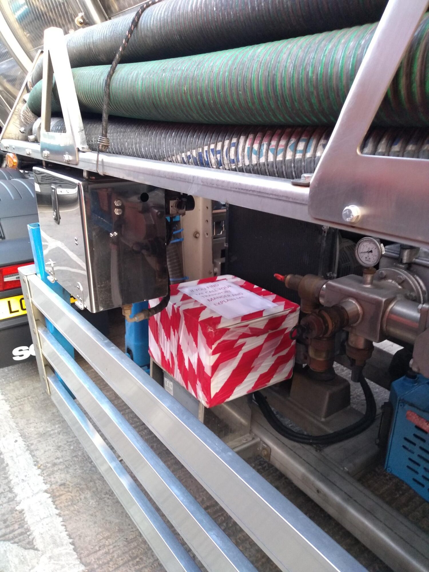 Health & safety week 2023 - CSG transport mystery package scenario, close look.